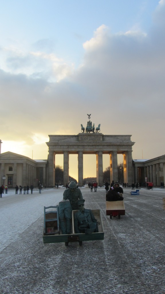 A cold evening at the Brandenburger Tor (© Berlin-Enjoy.com)