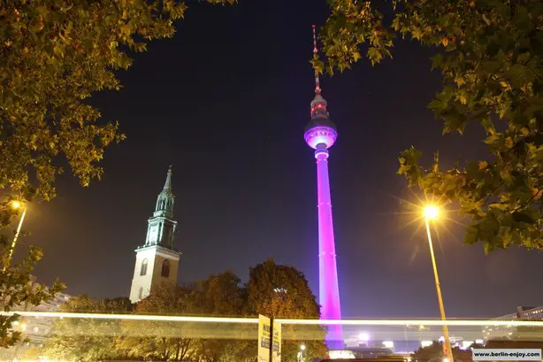 The TV Tower during Festival of Light