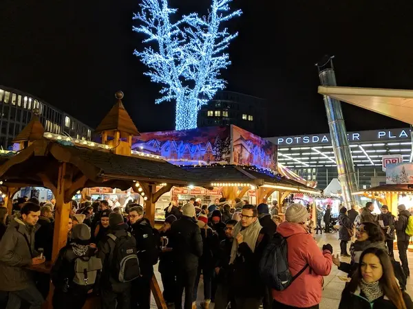 The Christmas Market on the Potsdamer Platz