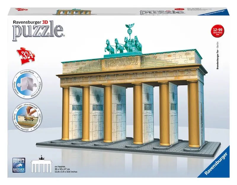 3D Puzzle of the Brandenburger Tor