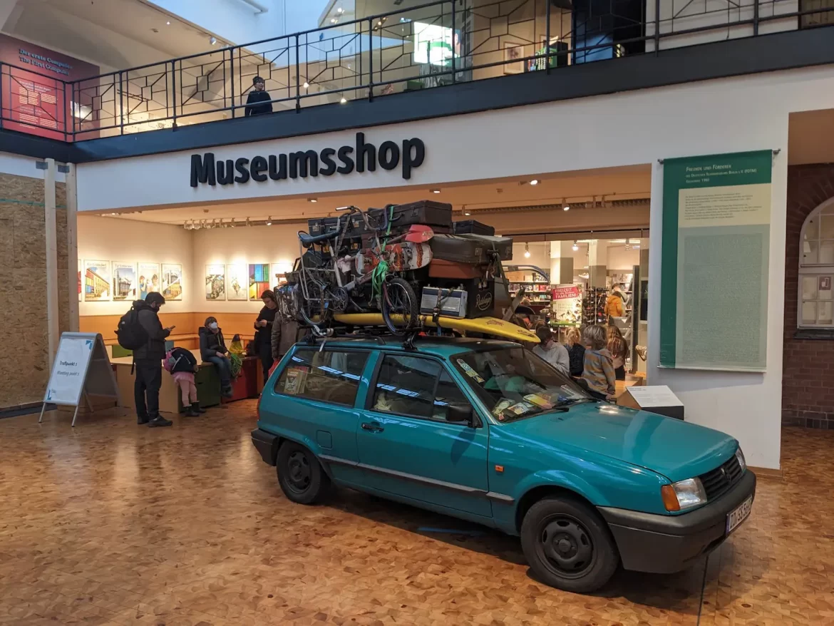 The Museum of Technology Berlin – A great activity for all ages The lobby and museumshop