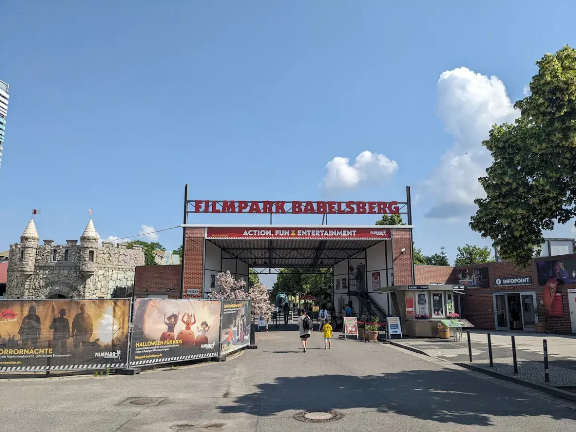 Filmpark Babelsberg – A great place for movie lovers and children The entrance of Filmpark Babelsberg