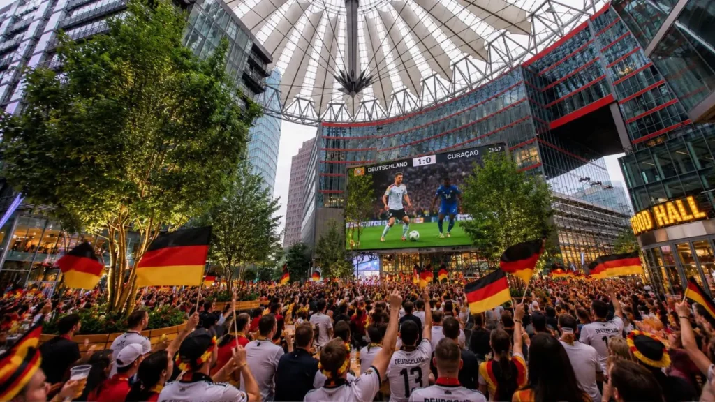 Public Viewing in the middle of Berlin 